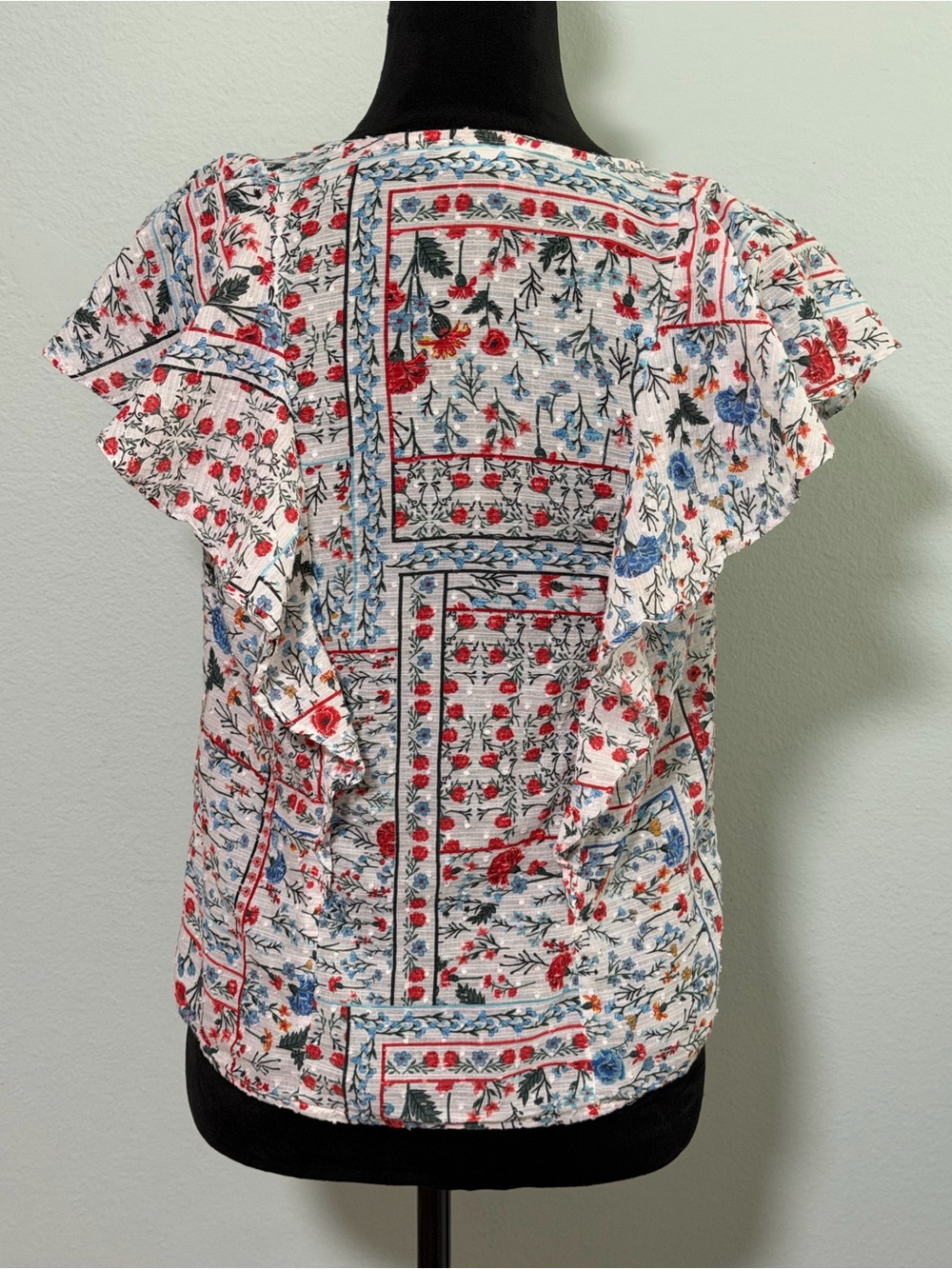 LET ME BE by Anthropologie Bandana Button Down - 2 - Picture 7 of 9
